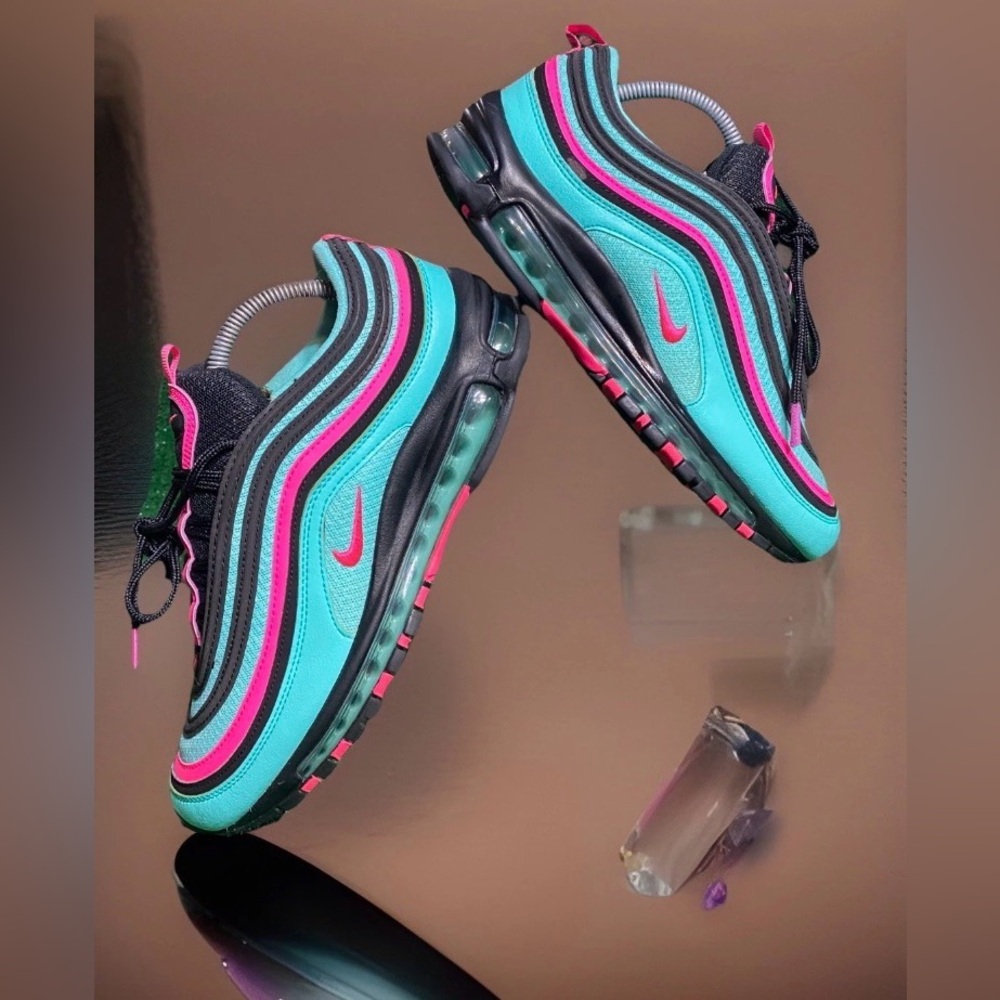 🟥🟥SOLD🟥🟥Nike Air Max ‘97 ‘Hyper Turquoise’ Men’s LTR Sneaks CU4877300 ~W 10 - Picture 13 of 16